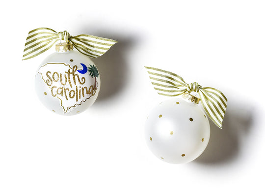 South Carolina Glass Ball Ornament
