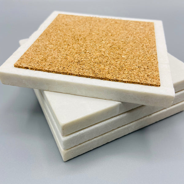 Charleston Gates Marble Coaster Set