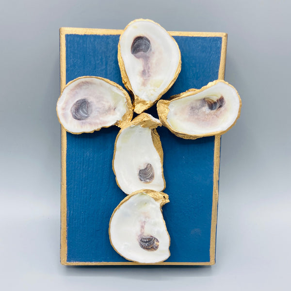Oyster Cross Wood Block