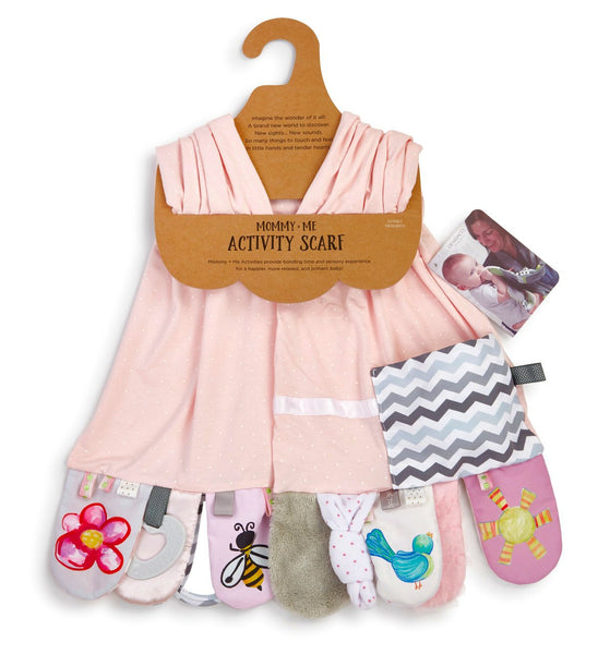 Mommy & Me Activity Scarf Pink
