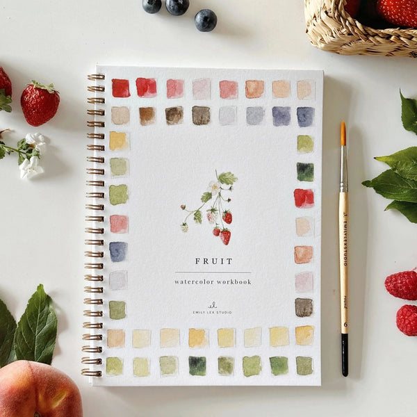 Fruits Watercolor Workbook