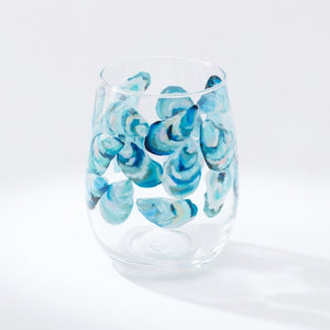 Flowing Shells Oyster Wine Glass