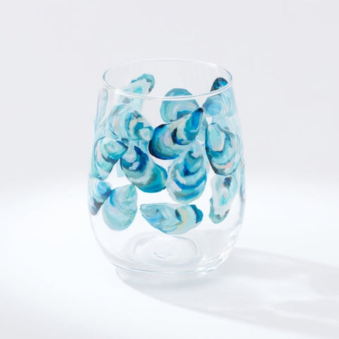 Flowing Shells Oyster Wine Glass