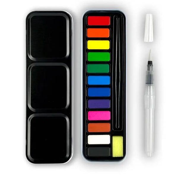 Watercolor Paints Travel Tin