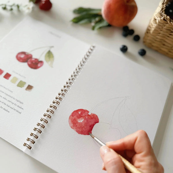 Fruits Watercolor Workbook