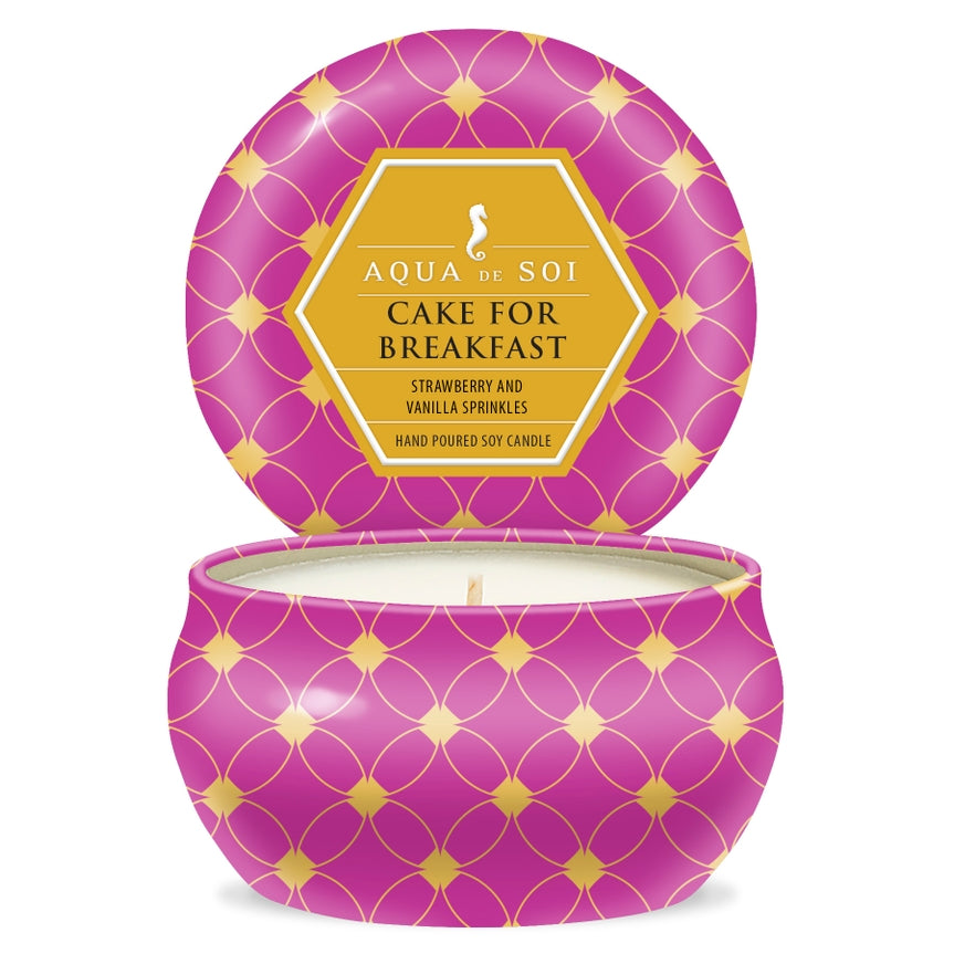 Cake for Breakfast Candle Tin