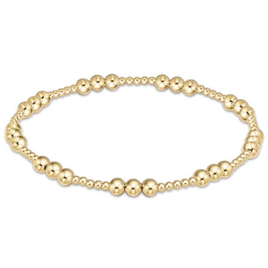 enewton Joy Pattern 4mm Gold Bead Bracelet