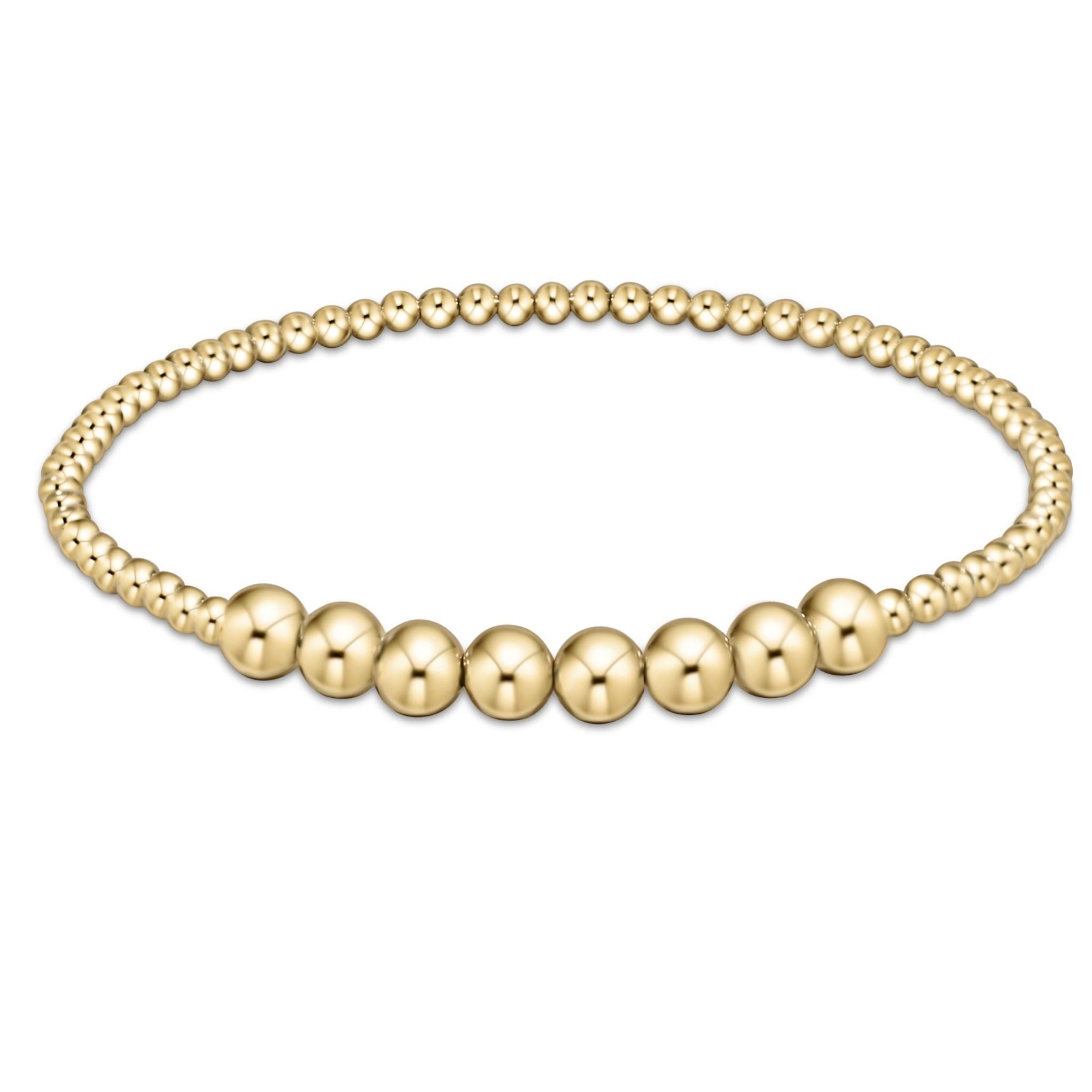 enewton 5mm Gold Beaded Bliss Bracelet