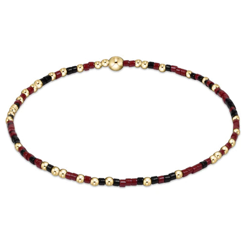 enewton Gameday Hope Bracelet Wine and Onyx - South Carolina