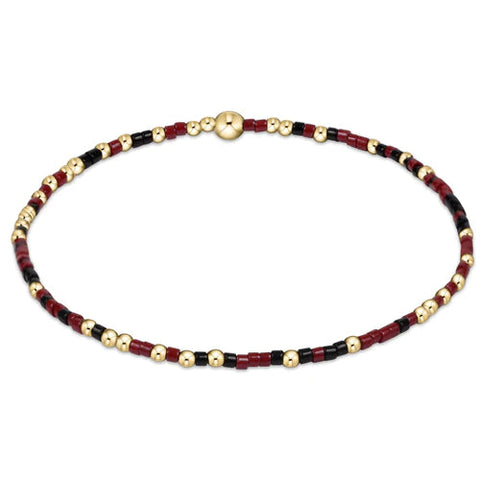 enewton Gameday Hope Bracelet Wine and Onyx - South Carolina