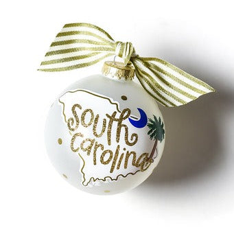 South Carolina Glass Ball Ornament