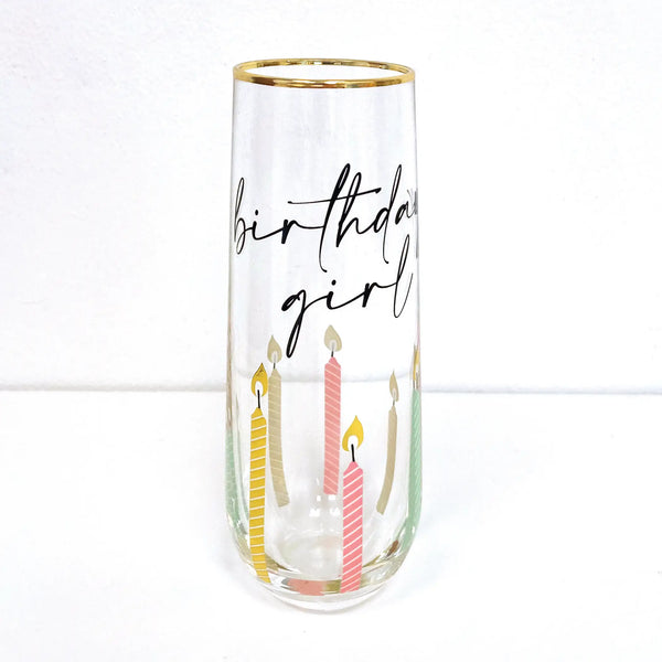 Birthday Girl Stemless Flute