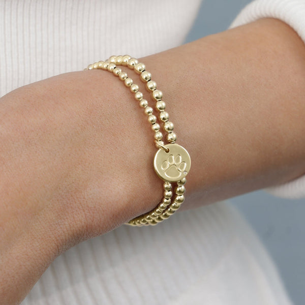 ecollegiate classic gold 3mm bracelet - Clemson
