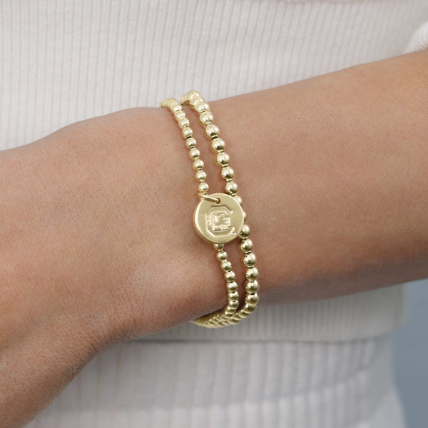 ecollegiate classic gold 3mm bracelet - South Carolina