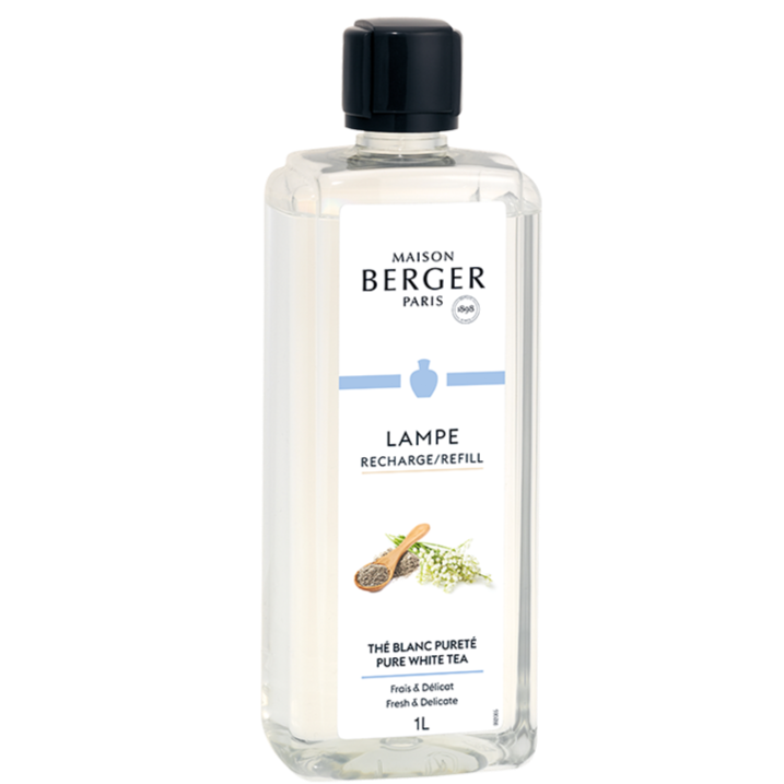 Pure White Tea Lampe Berger Refill ZINNIA of Belle Hall