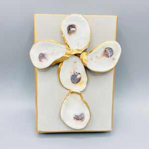 Oyster Cross Wood Block