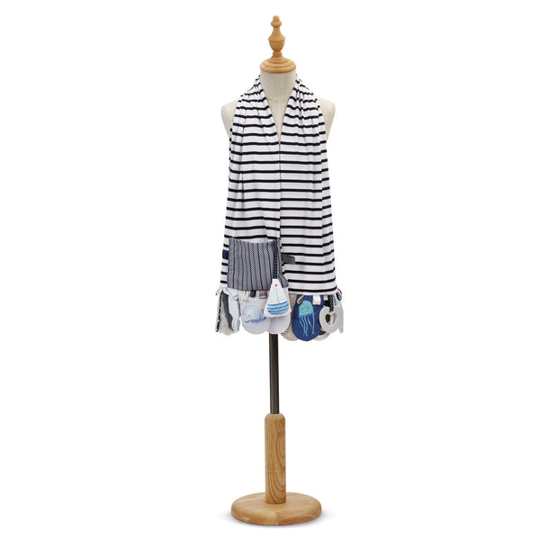 Mommy & Me Activity Scarf Nautical